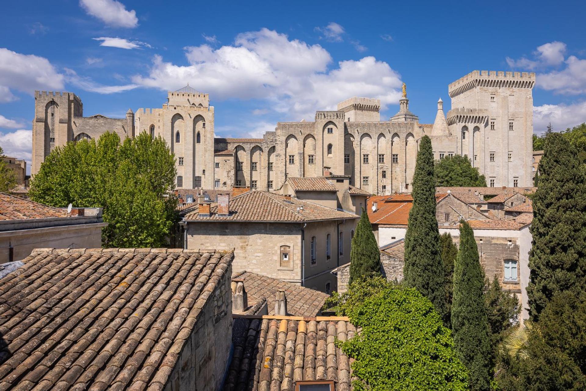 Intra-muros, Vue Palais Des Papes Apartment Avignon